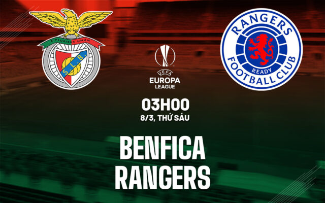 Nhận định trận đấu Benfica vs Rangers