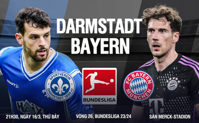 Nhận định trận đấu Darmstadt vs Bayern Munich